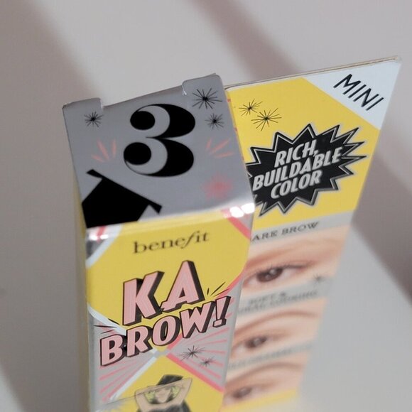 Set of 2 Benefit KA BROW Gel Cream and Brush Mini Shade 3 Medium Two NIB - Picture 6 of 16